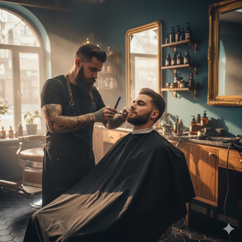 Corte y barba profesional